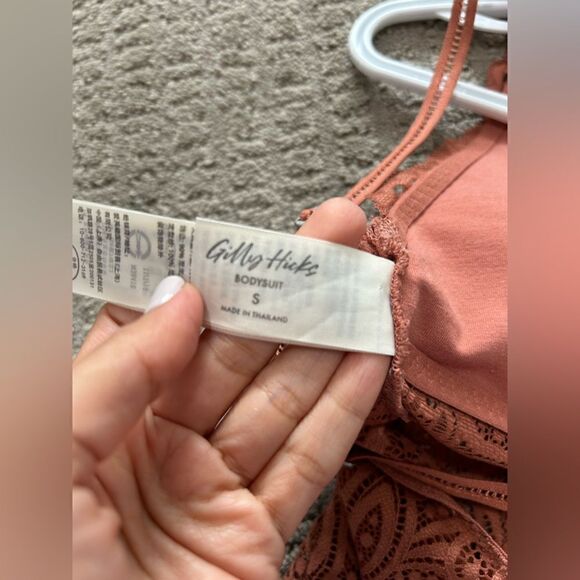 Gilly Hicks By Hollister Brown Lace Bodysuit - Picture 9 of 13